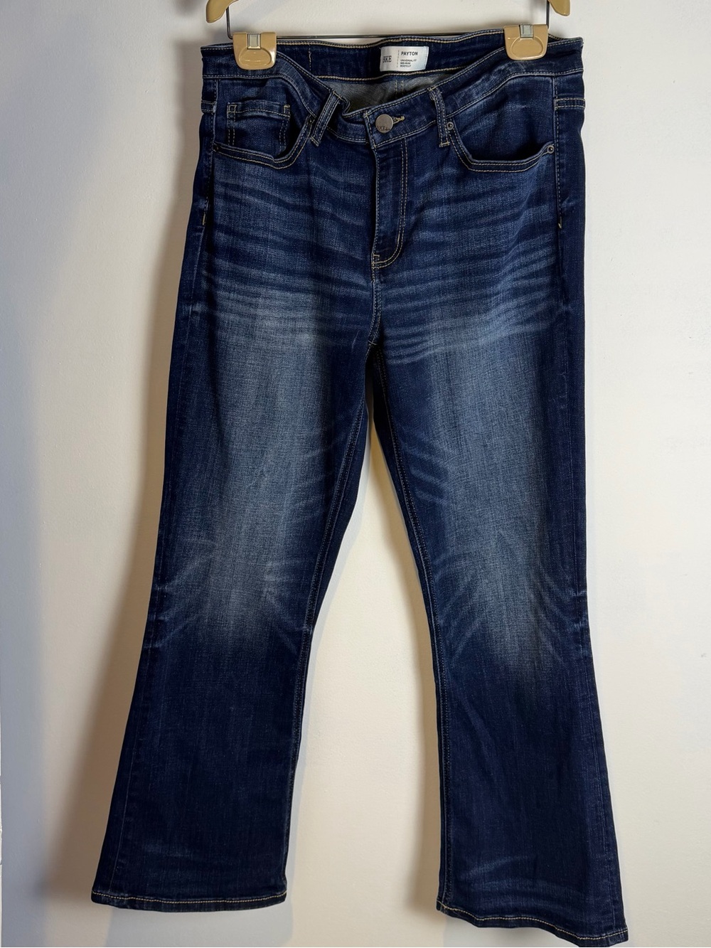 BKE Indigo Flared Wide-Leg Jeans